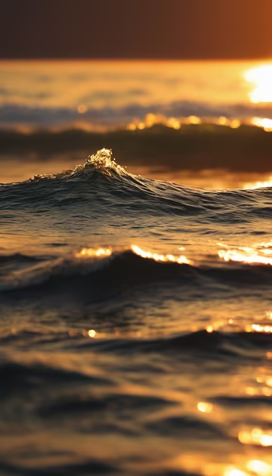 Golden Hour Waves