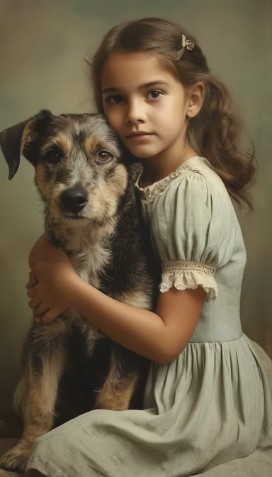 A Girl and Her Dog A Girl and Her Dog