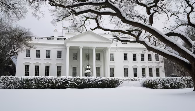Winter at the White House