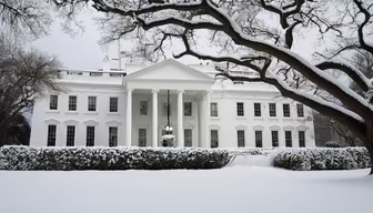 Winter at the White House Winter at the White House