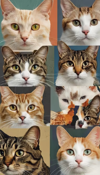 Feline Faces Feline Faces