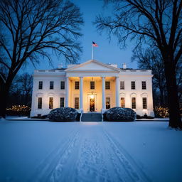 Winter at the White House Winter at the White House