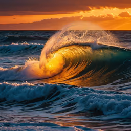 Golden Hour Wave Golden Hour Wave
