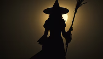 Witch's Silhouette Witch's Silhouette