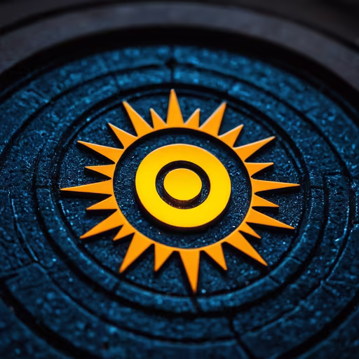 Ancient Sun Symbol