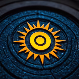 Ancient Sun Symbol