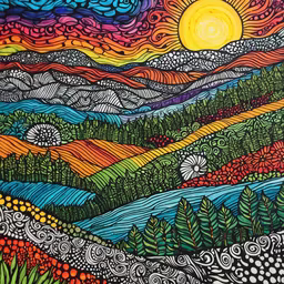 Colorful Landscape Colorful Landscape