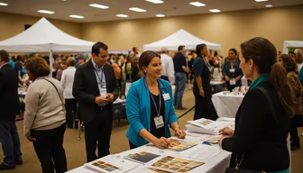 Networking at the Expo