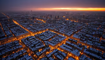 Winter Cityscape Winter Cityscape