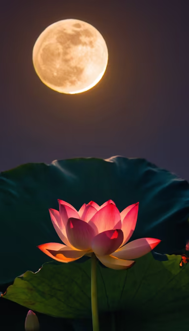 Lotus under the Moon Lotus under the Moon