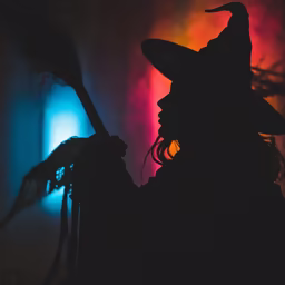Witch's Silhouette Witch's Silhouette
