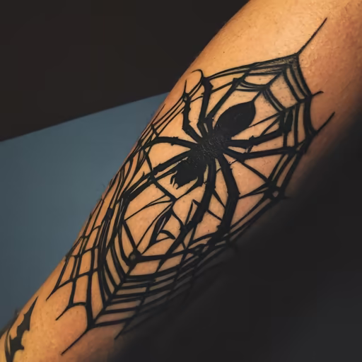 Spider Web Tattoo