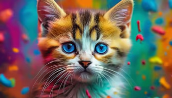 Mesmerizing Kitten Gaze Mesmerizing Kitten Gaze