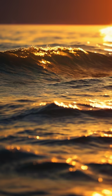 Golden Hour Waves