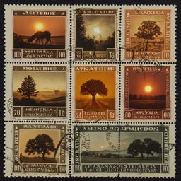 Vintage Stamp Collection
