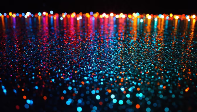 City Lights Reflection