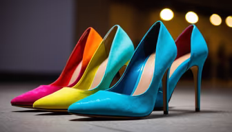 Rainbow Heels Rainbow Heels