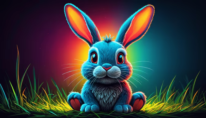 Meet the Neon Bunny