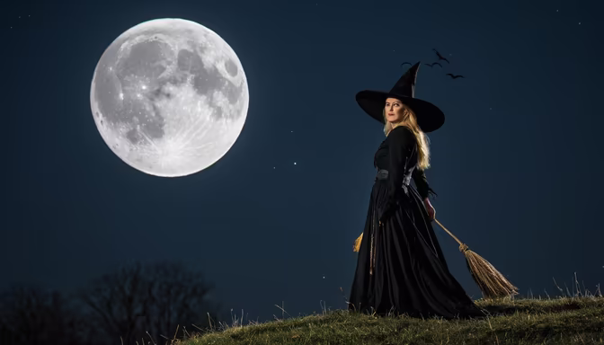 Witch Under the Moonlight