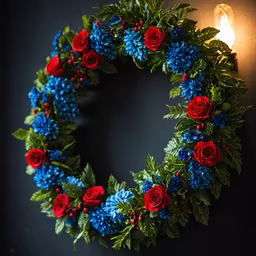 Festive Floral Wreath Festive Floral Wreath