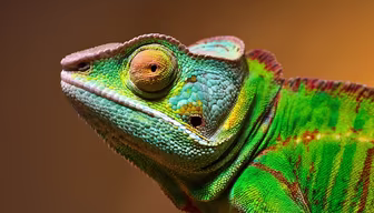 Chameleon Close-Up