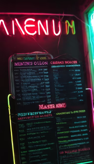 Restaurant Menu