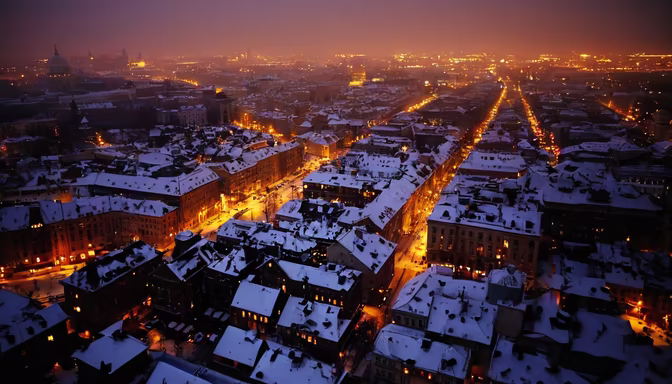 Winter Cityscape