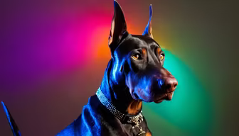 Doberman Portrait Doberman Portrait