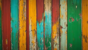Colorful Metal Wall