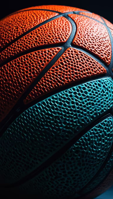 Basketball Close-Up Basketball Close-Up