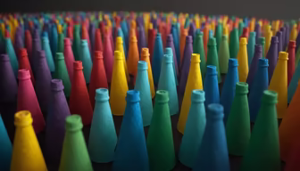 Colorful Cones Colorful Cones