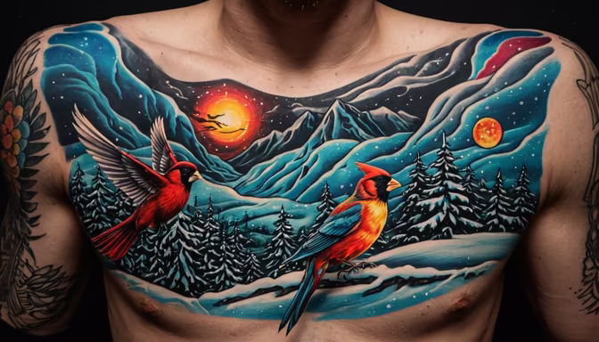 Winter Cardinals