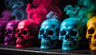 Colorful Skulls Colorful Skulls