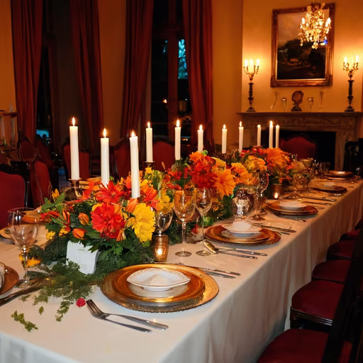 Festive Table Setting