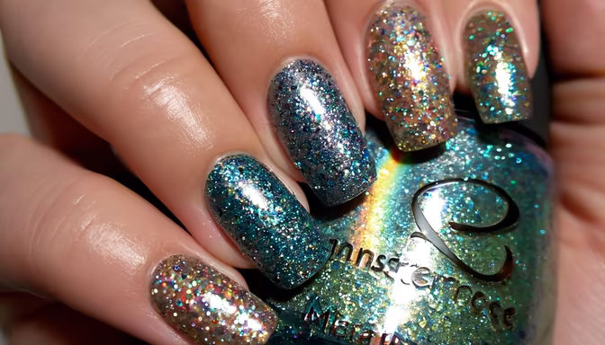 Glitter Nails