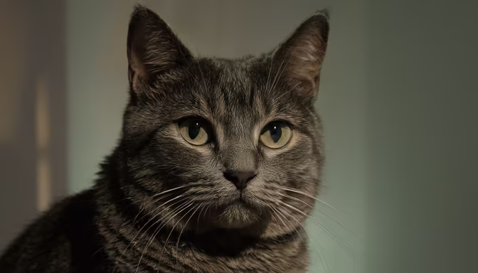 Gray Tabby Stare
