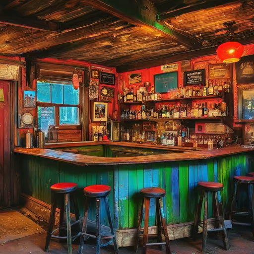 Cozy Bar Corner