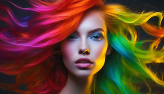 Rainbow Hair Rainbow Hair