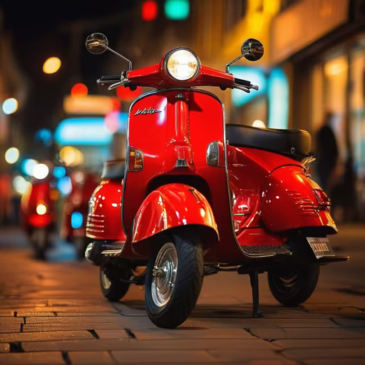 Red Vespa Night
