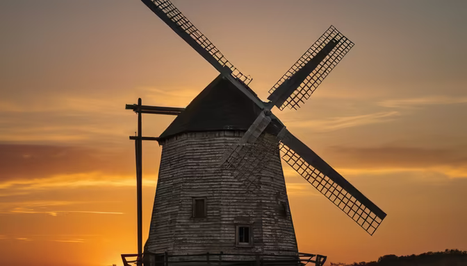 Sunset at the Windmill