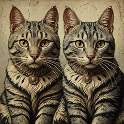 Double the Feline Charm Double the Feline Charm