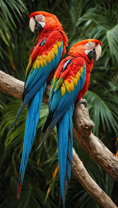 Scarlet Macaws