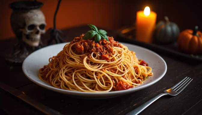 Spooky Spaghetti Night