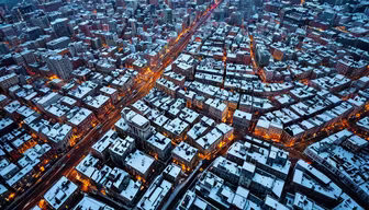 Winter Cityscape Winter Cityscape
