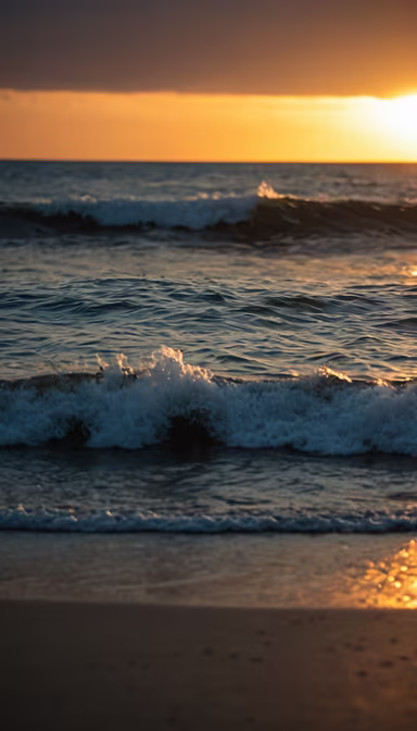Golden Hour Waves