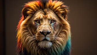 Rainbow Lion Rainbow Lion