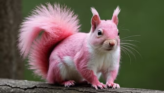 Rare Pink Squirrel Rare Pink Squirrel