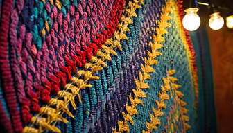 Colorful Textile Art Colorful Textile Art