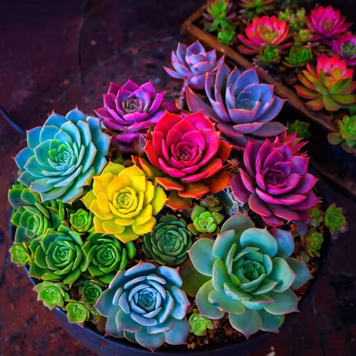 Succulent Rainbow