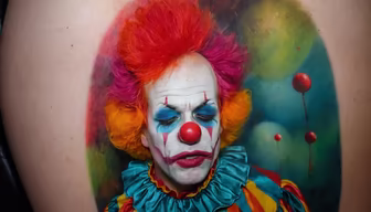 Clown Tattoo Art